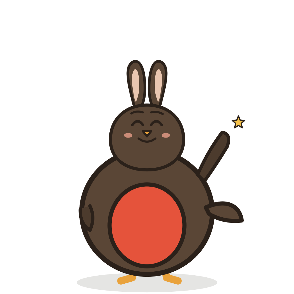 RobinBun waving hello